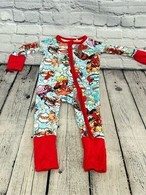 Alabama Slamma Incredibles Bamboo Zipper Romper